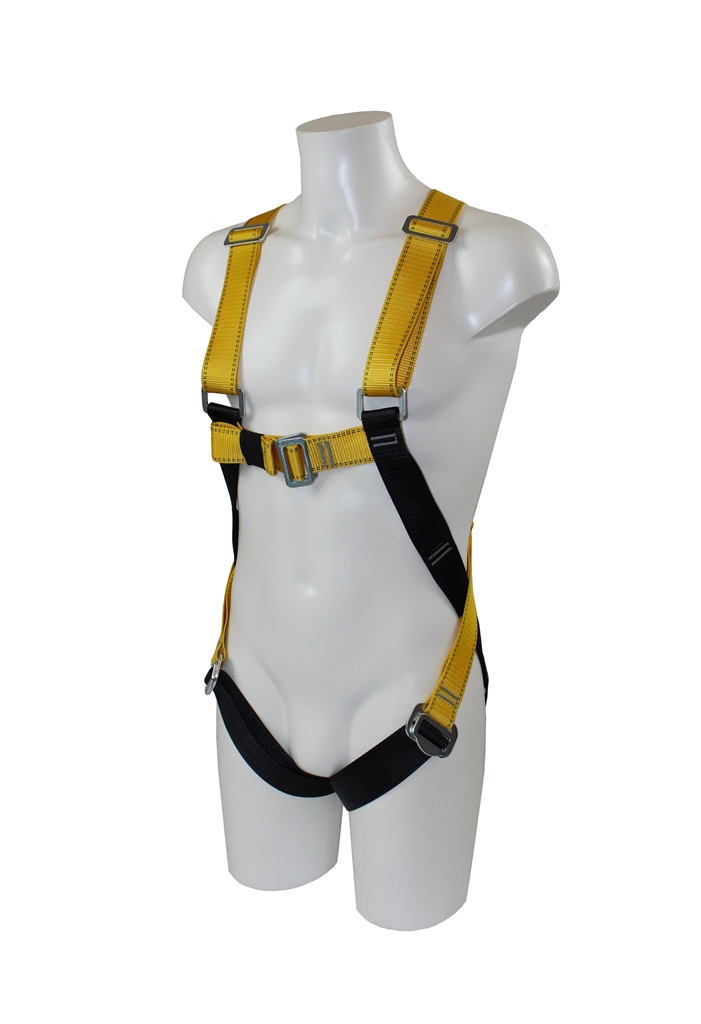 Single point full body safety harness with rear attachment - Rope